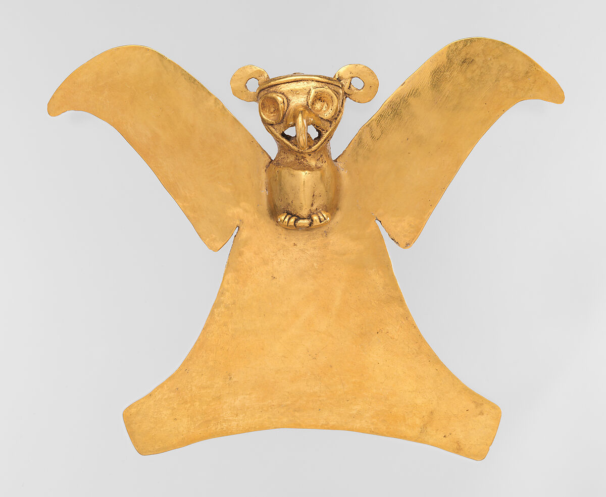 Eagle Pendant, Gold (cast), Diquís 