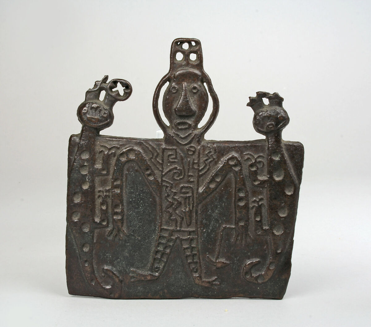 Plaque, Copper alloy, Aguada 