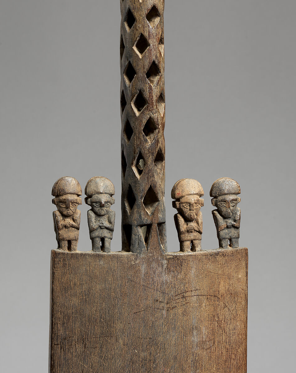 Ceremonial digging stick, Chincha artist(s), Wood, paint, metal, Inca