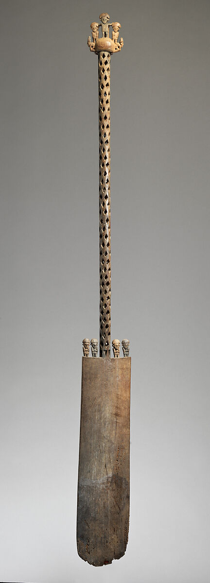 Ceremonial digging stick, Chincha artist(s), Wood, paint, metal, Inca