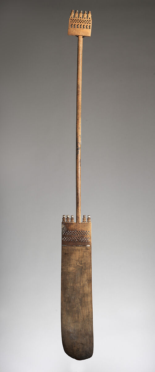 Ceremonial digging stick, Chincha artist(s), Wood, silver, nails, Inca
