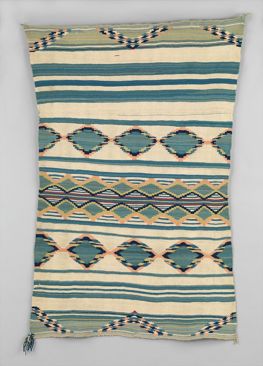 Saddle Blanket (?), Wool, Navajo 