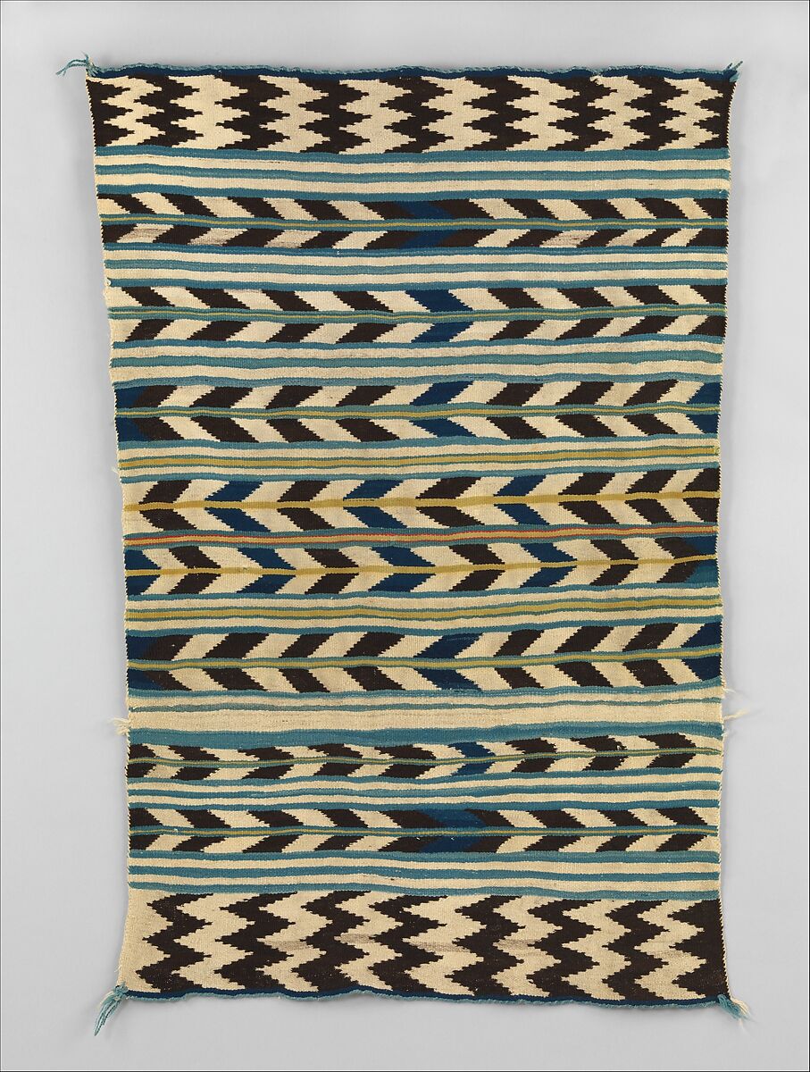 Saddle Blanket (?), Wool, Navajo 