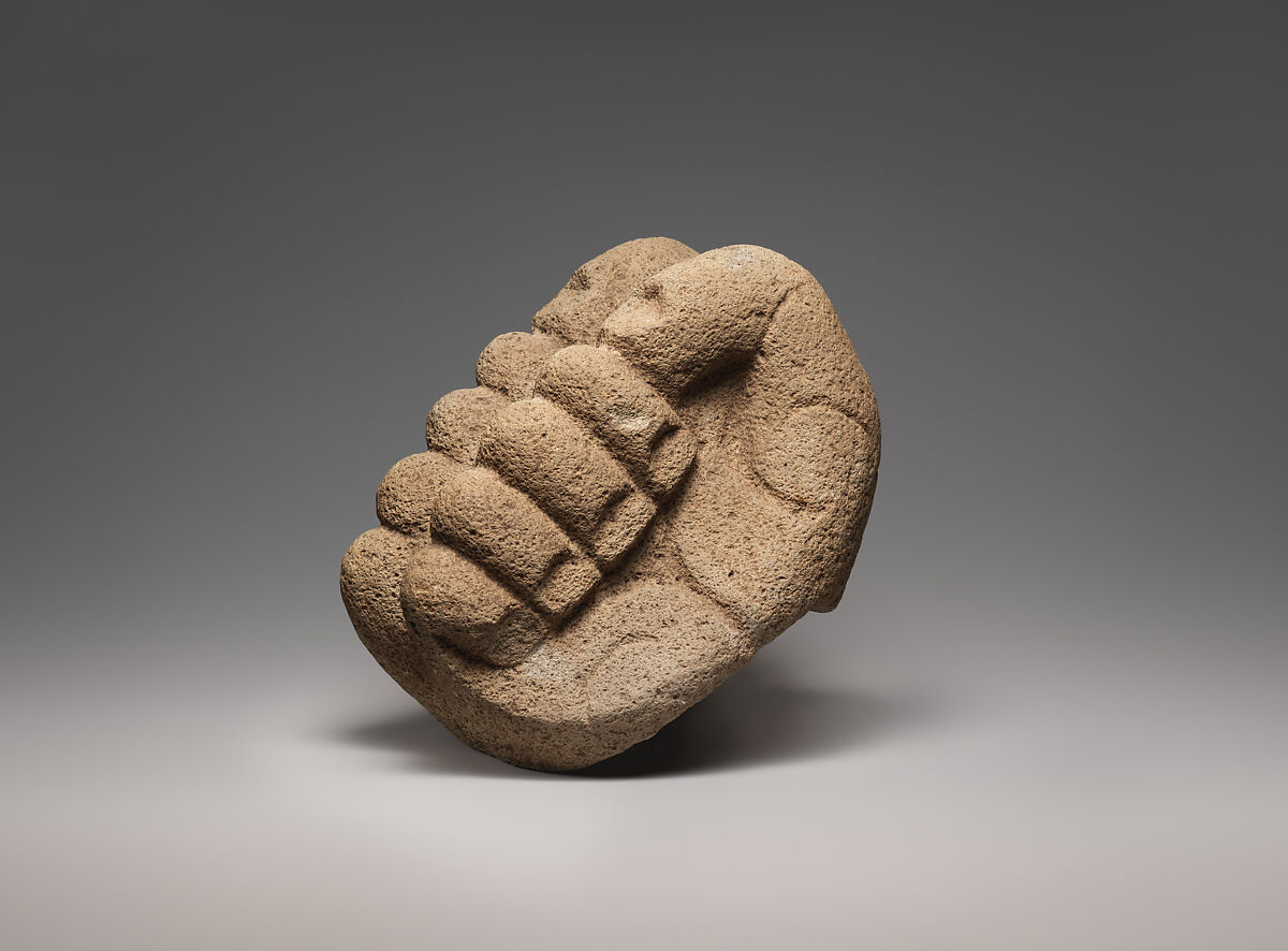 Bound-hands hacha, Classic Veracruz artist(s), Stone, Veracruz