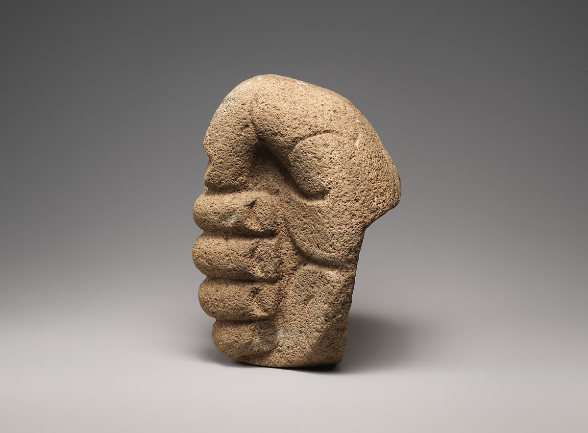 Bound-hands hacha, Classic Veracruz artist(s), Stone, Veracruz