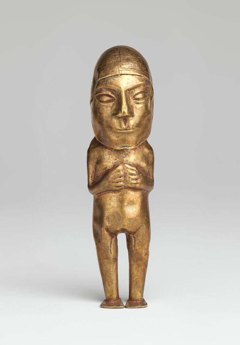 Female figurine, Gold, Inca 