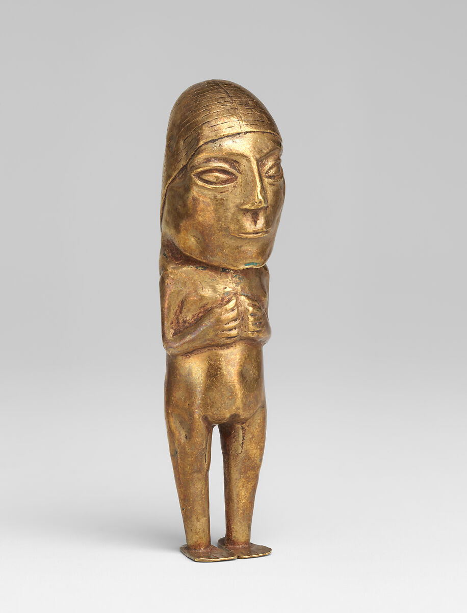 Female figurine, Gold, Inca