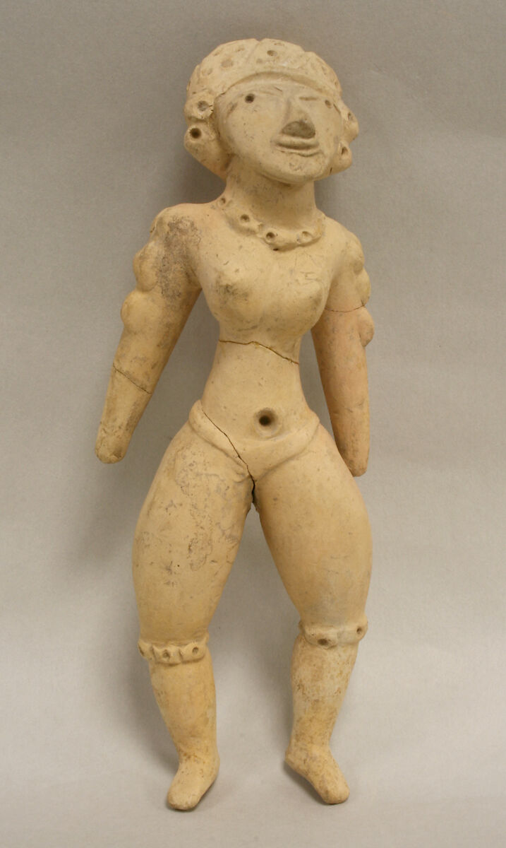 Standing Female, Ceramic, Huastec 