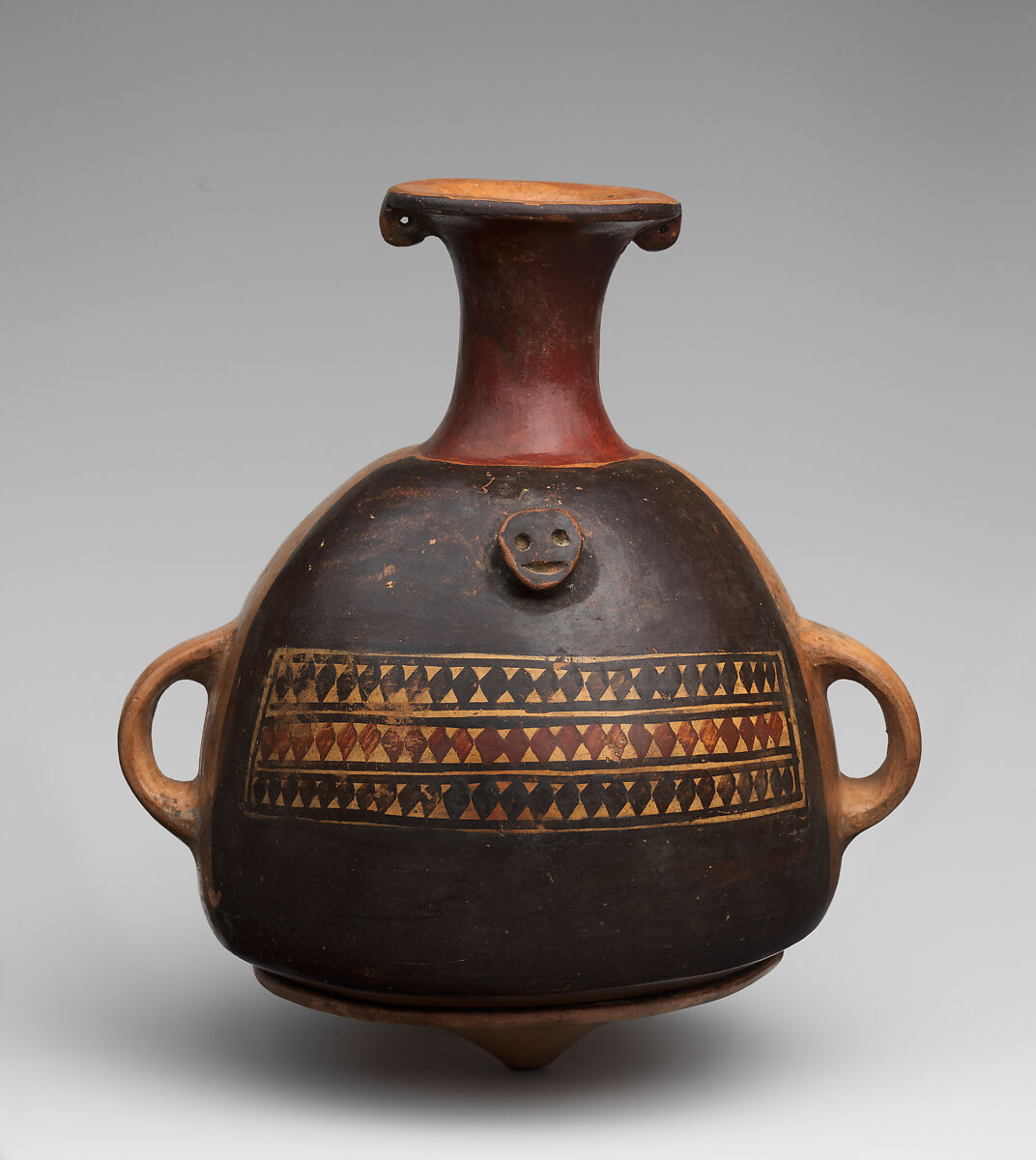 Urpu (jar), Inca artist(s), Ceramic, slip, Inca 