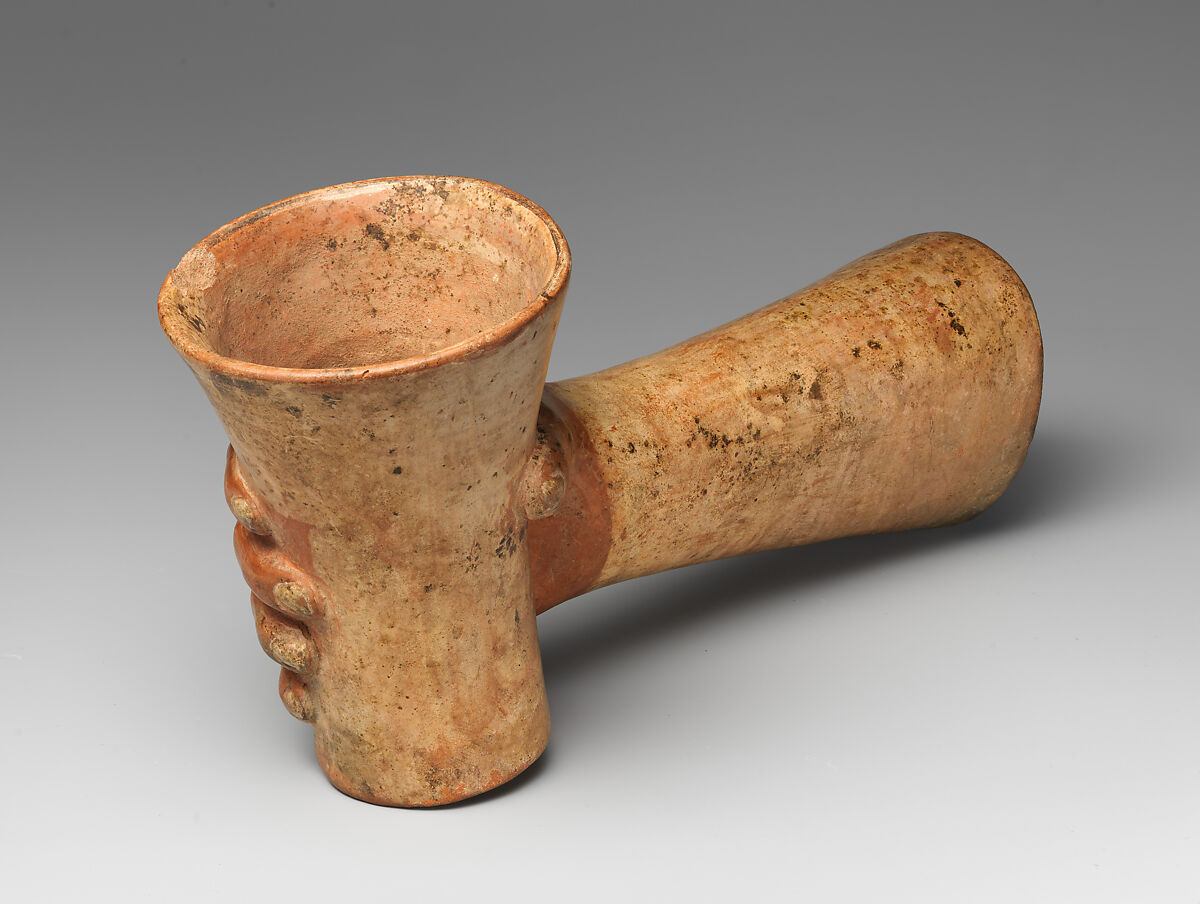 Hand with beaker, Inca artist(s), Ceramic, slip, Inca