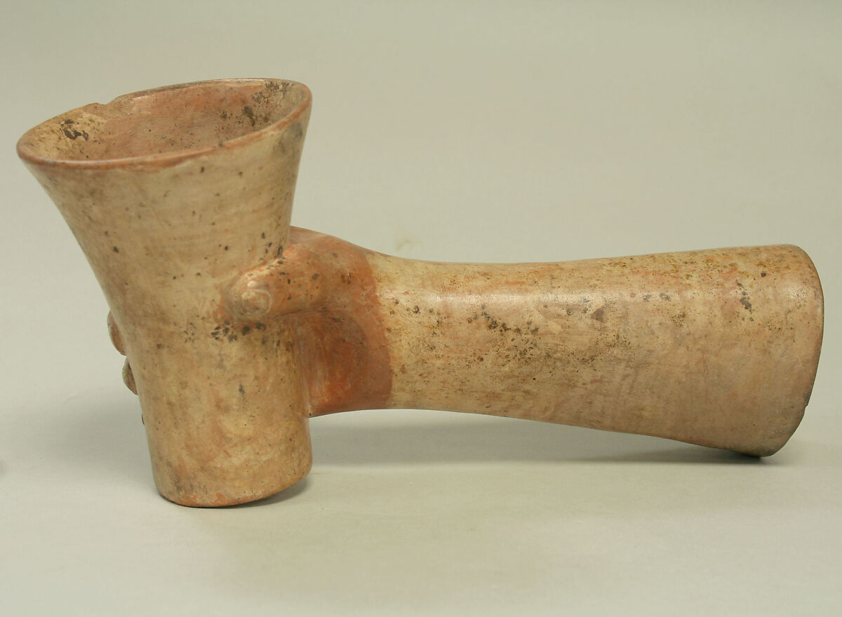 Hand with beaker, Inca artist(s), Ceramic, slip, Inca