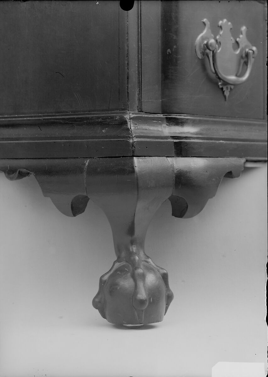 Desk, Mahogany, white pine, American