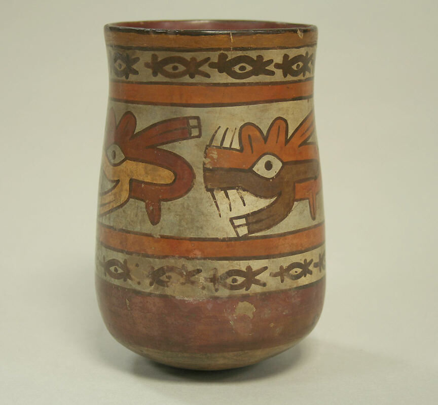 Beaker, Ceramic, Nasca