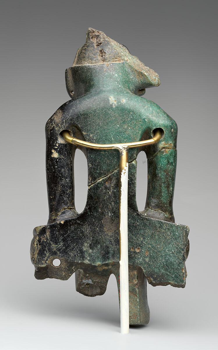 Bench Figure, Greenstone (muscovite-paragonite phyllite), Epi-Olmec