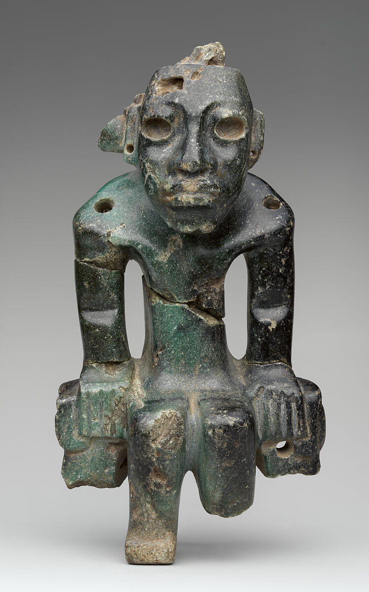 Bench Figure, Greenstone (muscovite-paragonite phyllite), Epi-Olmec 