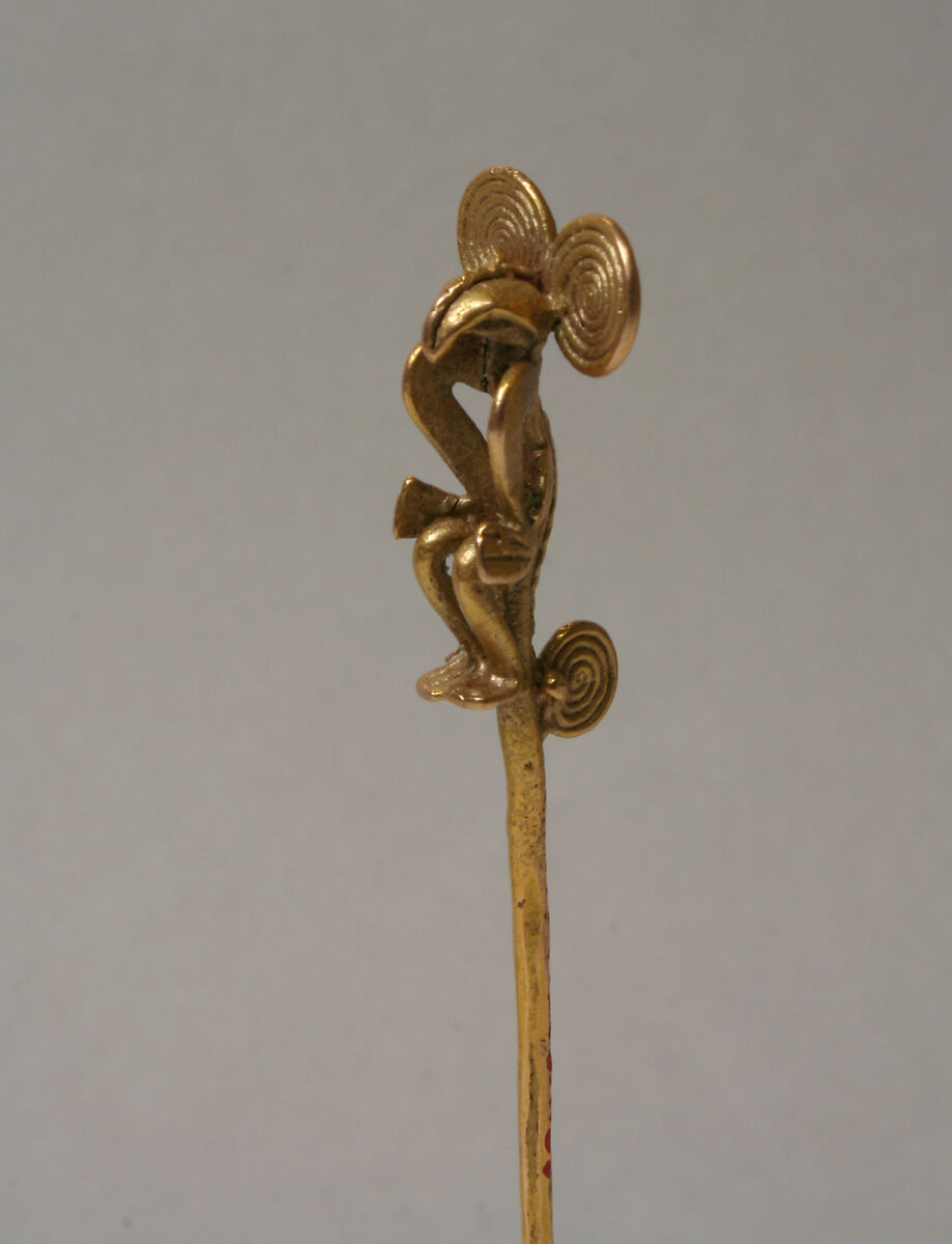 Pin or Lime Spatula, Gold, Popayan 