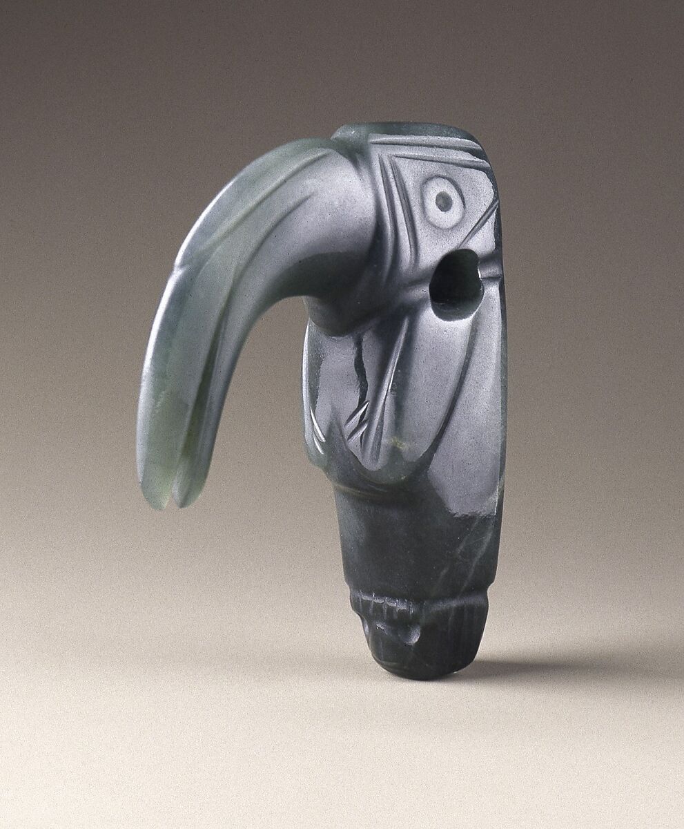 Bird pendant, Central Region artist(s), Jadeite, Central Region
