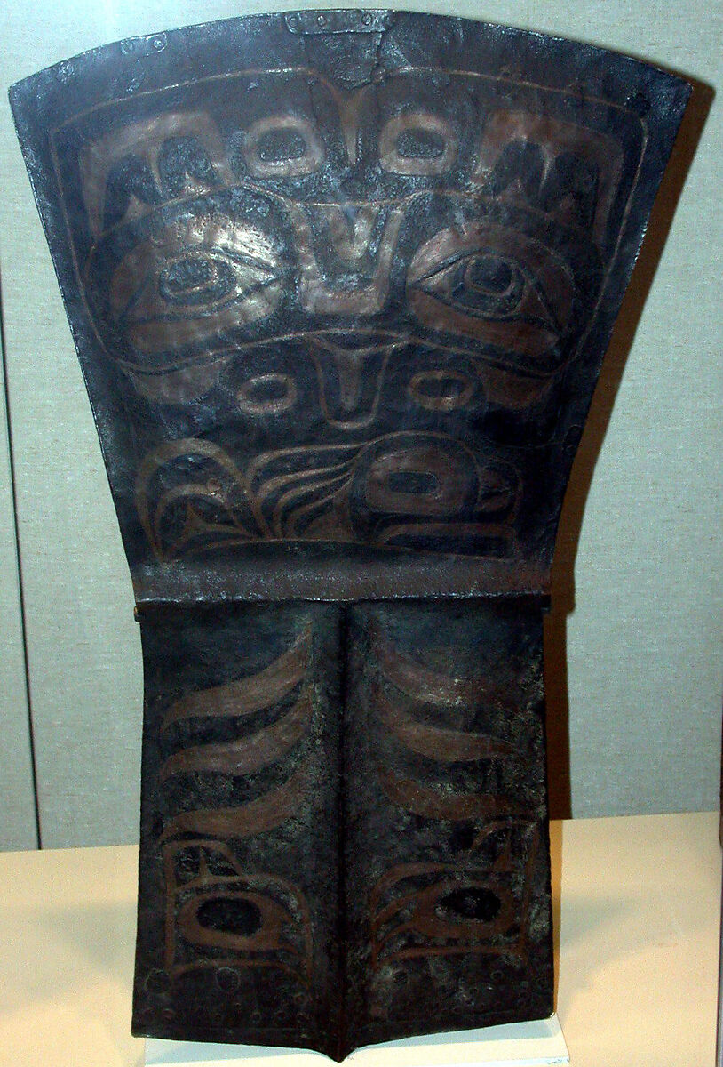 Ceremonial Copper, Copper, paint, Tlingit