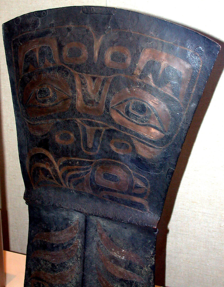 Ceremonial Copper, Copper, paint, Tlingit