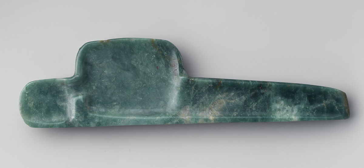 Ritual object, Olmec artist(s), Jadeite, Olmec