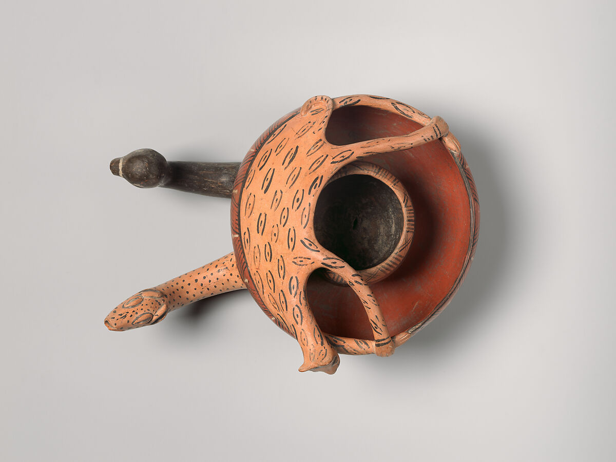 Double bowl, Inca artist(s), Ceramic, slip, Inca