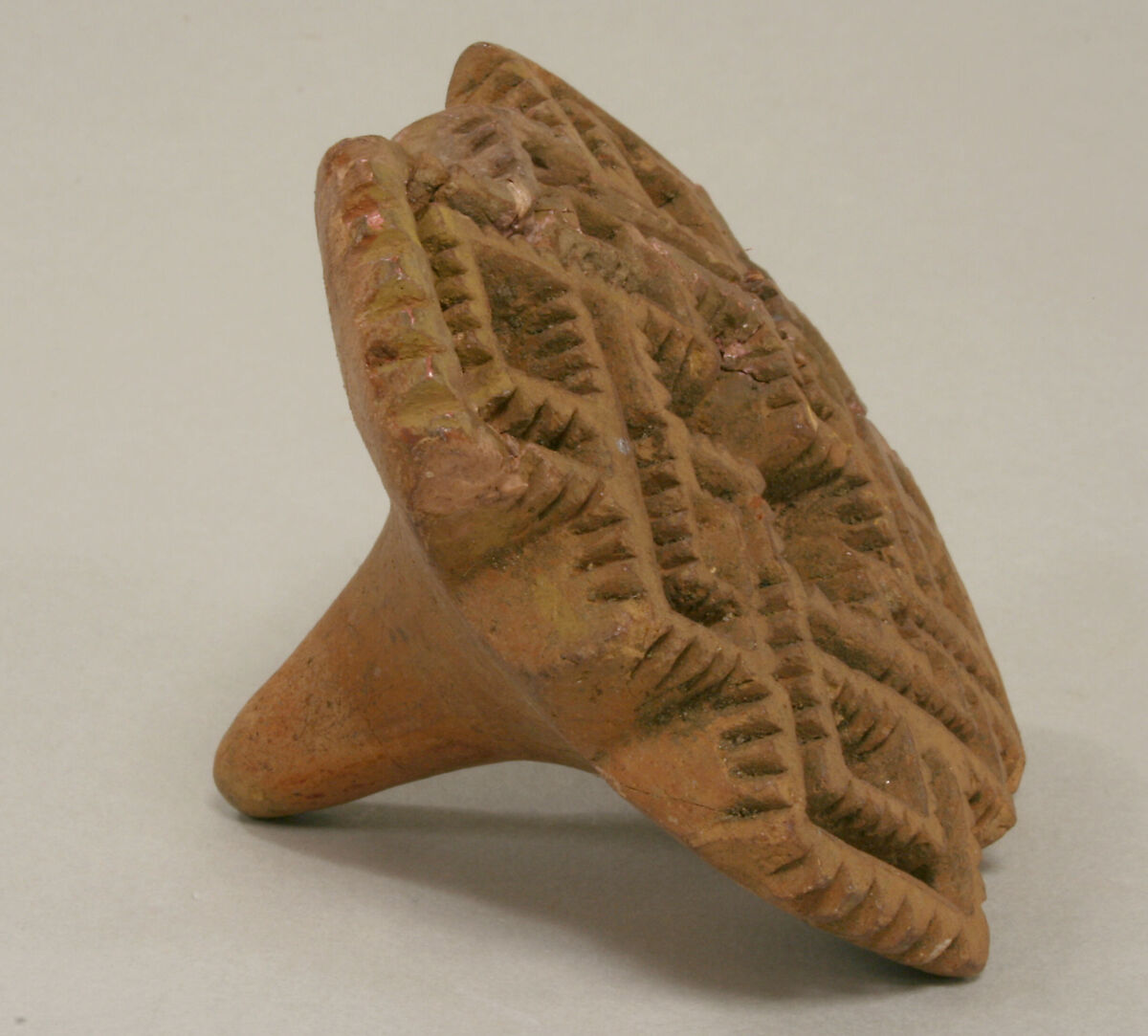 Flat Stamp, Ceramic, Atlantic Watershed