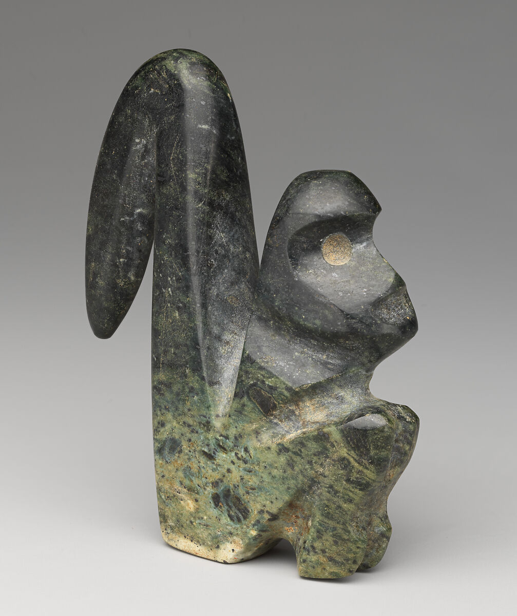 Monkey Figure, Serpentine, Mezcala 