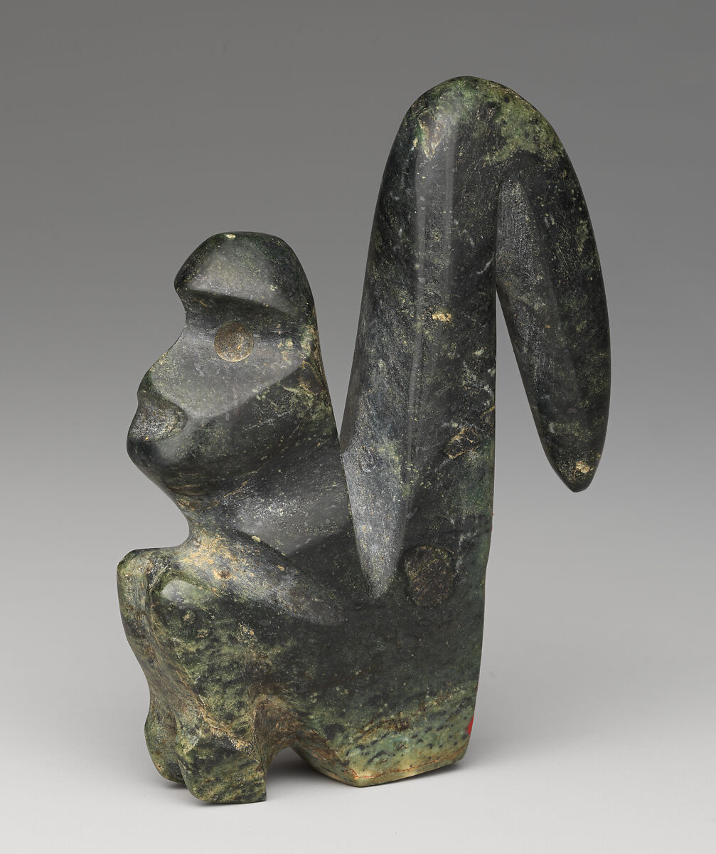 Monkey Figure, Serpentine, Mezcala