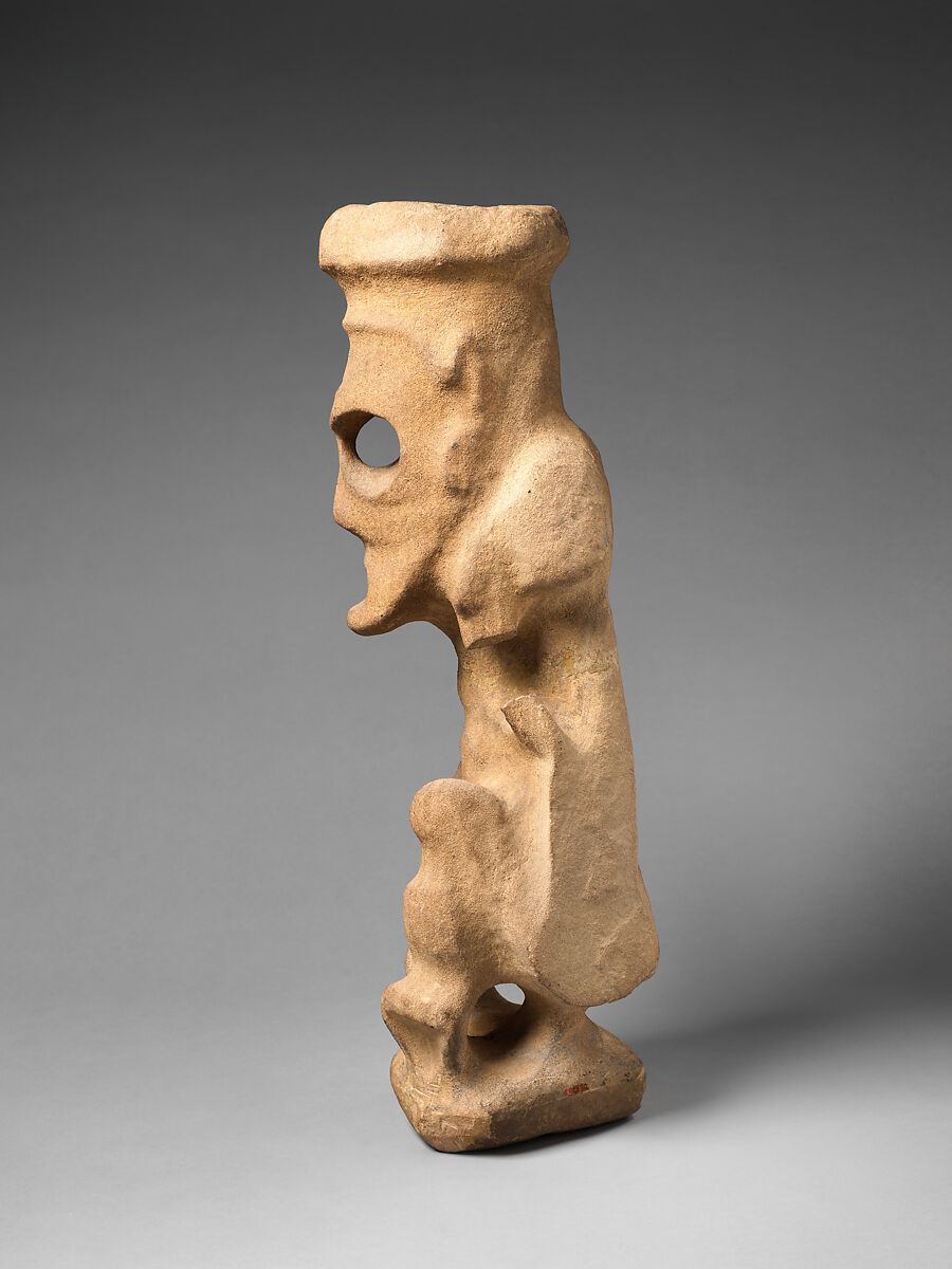 Zemí figure, Taíno artist(s), Stone (biocalcarenite), Taíno