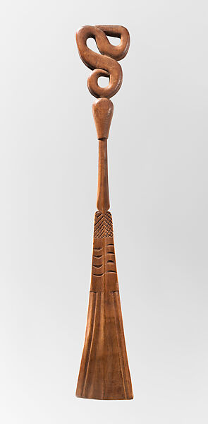 Food Stirrer (Parie-Tikie), Wood, Maroon