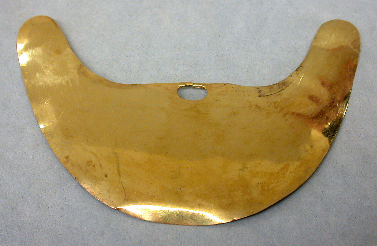 Nose Ornament, Gold, Moche 