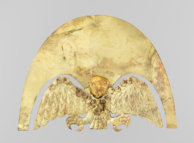 Miniature headdress with owl
