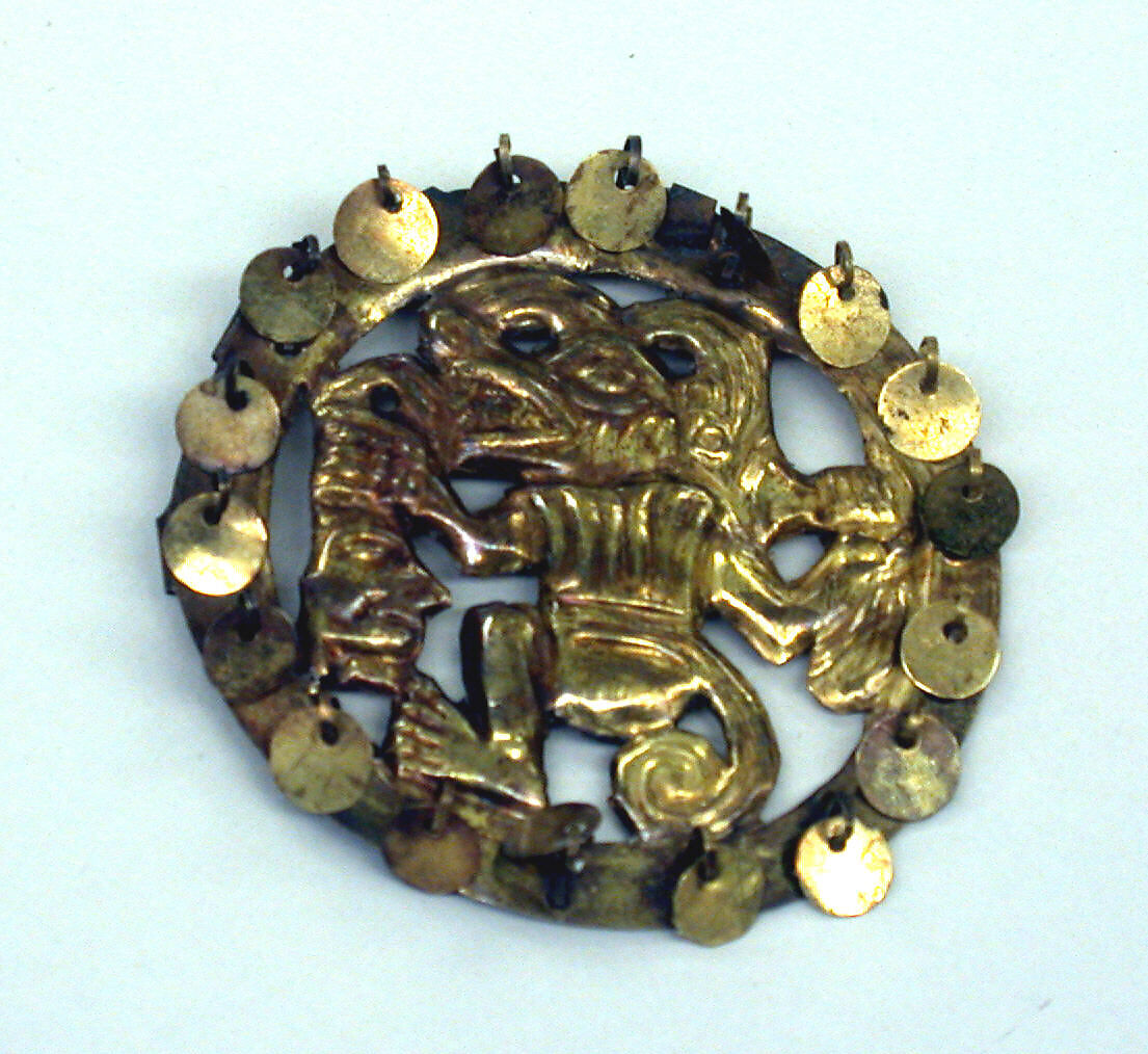 Earflare Frontal, Gold, Moche 