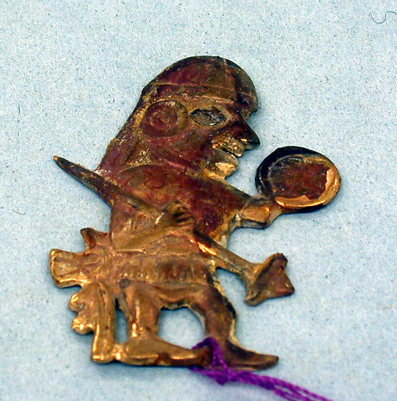Warrior Ornament, Gold, Moche 