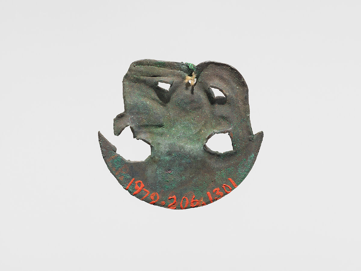 Crescent Ornaments, Copper, Moche