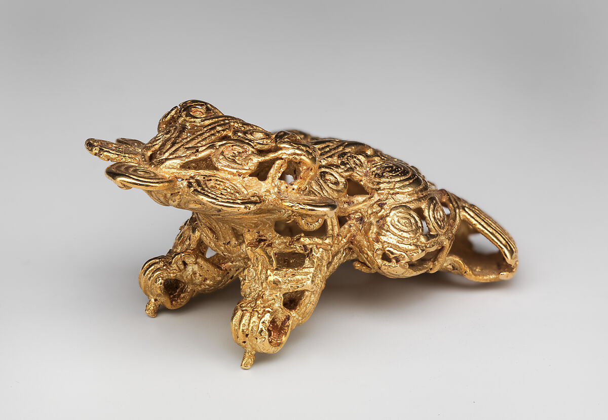 Frog Pendant, Gold (cast), Venado Beach