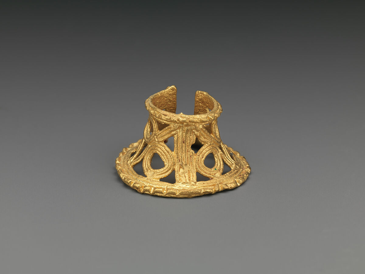 Nose Ornament, Gold (cast), Venado Beach 