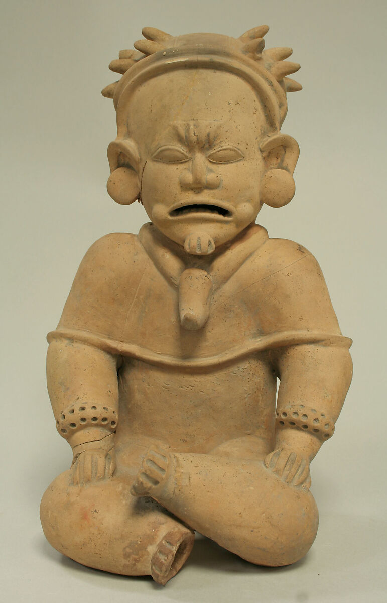 Ceramic Seated Male, Ceramic, Bahia 