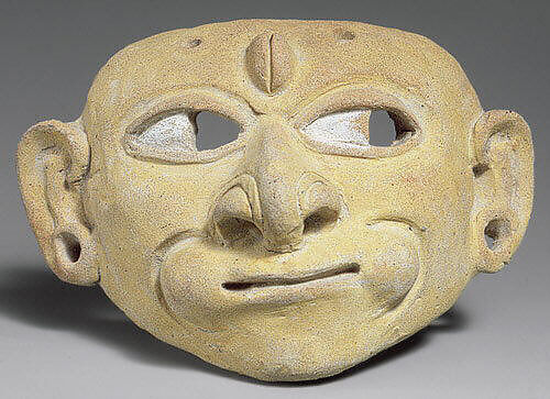 Mask, Ceramic, Tolita-Tumaco 