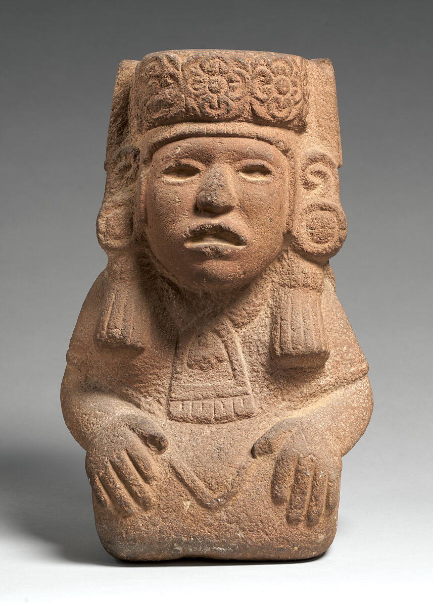 Seated Female Deity, Stone, Aztec 