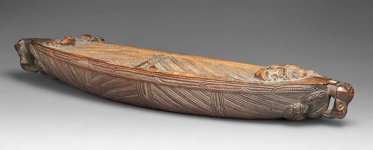 Treasure Box (Wakahuia), Wood, Maori people 