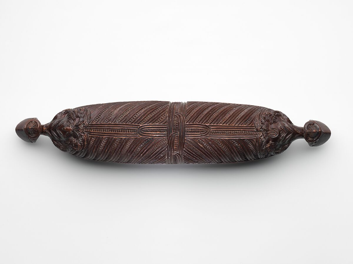 Treasure Box (Wakahuia), Wood, shell, feathers, fiber, Maori people