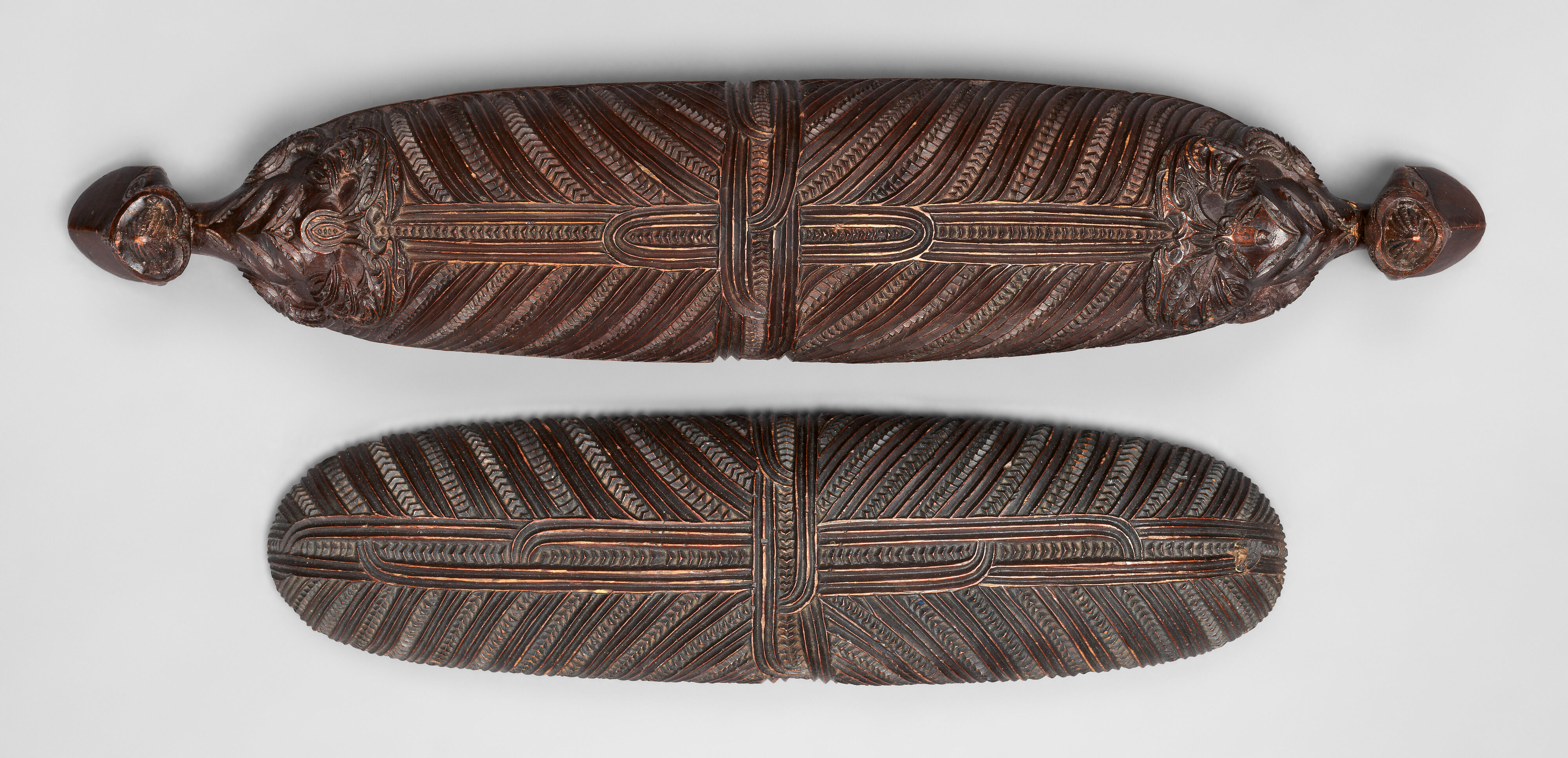 Treasure Box (Wakahuia), Wood, shell, feathers, fiber, Maori people
