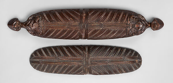 Treasure Box (Wakahuia), Wood, shell, feathers, fiber, Maori people