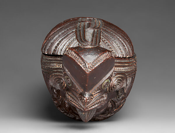 Treasure Box (Wakahuia), Wood, shell, feathers, fiber, Maori people