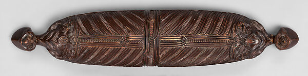 Treasure Box (Wakahuia), Wood, shell, feathers, fiber, Maori people