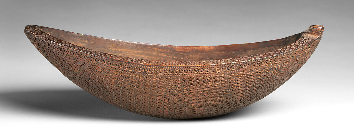 Bowl, Mā'ohi artist, Wood, Austral Islanders
