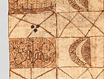 Barkcloth Panel (Ngatu Tahina), Barkcloth, pigment, Tonga