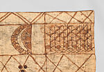 Barkcloth Panel (Ngatu Tahina), Barkcloth, pigment, Tonga