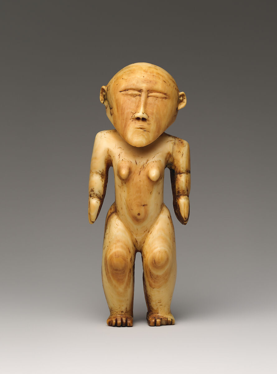 Female figure (’otua fefine), Whale ivory, Ha'apai Islands